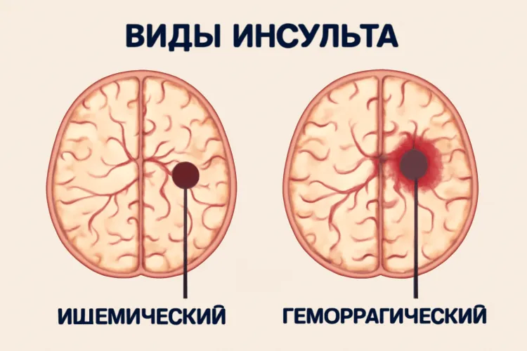 Разновидности инсульта