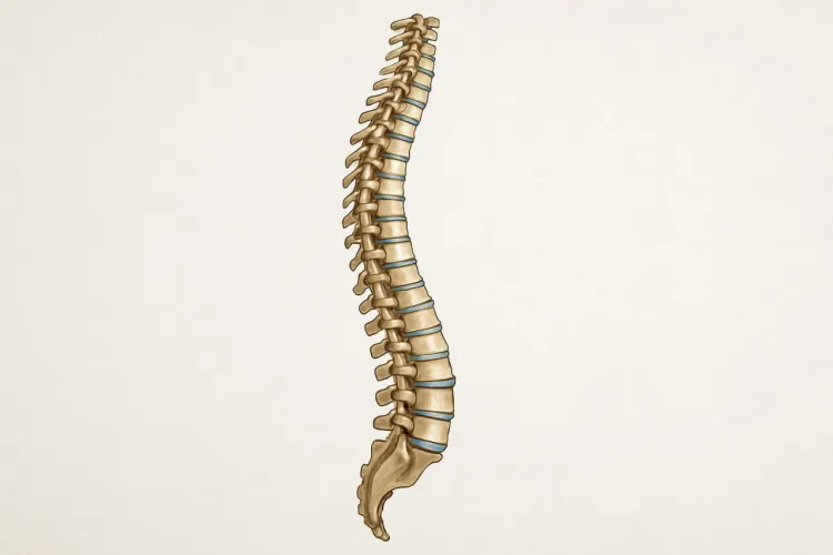 Позвоночный столб человека