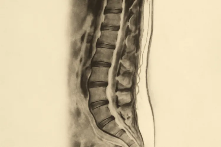 снимок МРТ поясничного отдела позвоночника